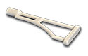 Cast aluminum folding gun stock