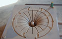 Open sand mold for impeller casting