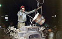 Pouring a large permanent mold casting