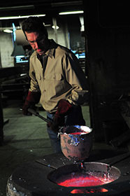 Molten A356 aluminum alloy
