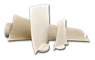Cast aluminum fan blades