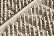 Pin fin close up