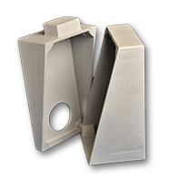 Cast aluminum box enclosure