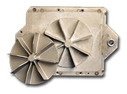 Fan casting with its pattern