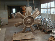 450 lb fixed blade fan casting
