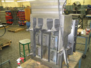 Large permanent mold for 74 lb bracket